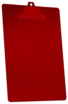 Prancheta Acrimet prend plastico A4 cor verm 131.7