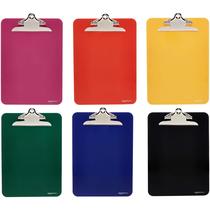 Prancheta Amazon Basics Plastic com clipe de metal, pacote com 6 cartas Prancheta Amazon Basics Plastic com clipe de metal, pacote com 6 cartas