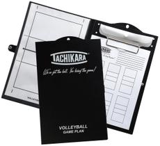 Prancheta de voleibol Tachikara Game Plan Dry Erase preto/branco Prancheta de voleibol Tachikara Game Plan Dry Erase preto/branco