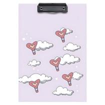 Prancheta Decorada Oficio A4 Prendedor Metálico Stalo