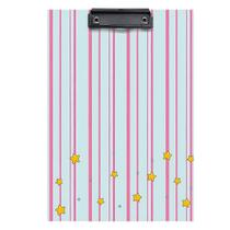 Prancheta Decorada Oficio A4 Prendedor Metálico Stalo