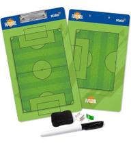 Prancheta Dupla Face Tática Futebol De Campo Stalo