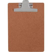 Prancheta Duratex 1/2 Ofício com Prendedor Zincado - Caixa com 12