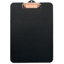 Prancheta Duratex Office BLACK com Prendedor Metálico Rosê 33,5X23CM Prancheta Duratex Office BLACK com Prendedor Metálico Rosê 33,5X23CM