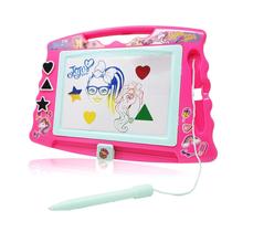 Prancheta magnética Lollipop JoJo Siwa com caneta e 3 carimbos Prancheta magnética Lollipop JoJo Siwa com caneta e 3 carimbos