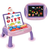Prancheta magnética Qrytoi Toys para menina de 1 a 2 anos Prancheta magnética Qrytoi Toys para menina de 1 a 2 anos