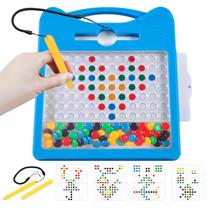 Prancheta magnética Svance para crianças com miçangas e 2 canetas azuis Prancheta magnética Svance para crianças com miçangas e 2 canetas azuis