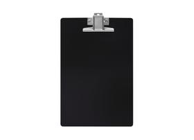 Prancheta Maxcril A4 preto com prendedor de metal