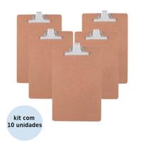 Prancheta Ofício Carbrink MDF Prendedor de Metal 5001 C/10