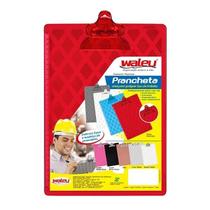 Prancheta Oficio Prendedor Plástico Acrílico Vermelho - Maxcril Prancheta Oficio Prendedor Plástico Acrílico Vermelho - Maxcril