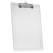 Prancheta Ofício Universal Com 2 Réguas Laterais Prendedor Cristal Metálico Wire Clip Prancheta Ofício Universal Com 2 Réguas Laterais Prendedor Cristal Metálico Wire Clip