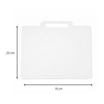 Prancheta para Desenho Portátil A4 com Alça MDF Branco 35x25 cm - Gv Office Prancheta para Desenho Portátil A4 com Alça MDF Branco 35x25 cm - Gv Office