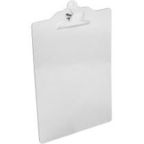 Prancheta Plastica A4 C/PREND. Metal Cristal