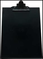 Prancheta Plastica A4 C/Prend.Plast. Black