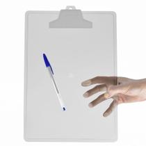Prancheta Plastica A4 POP C/PRENDEDOR Plast.crist Prancheta Plastica A4 POP C/PRENDEDOR Plast.crist