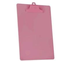 Prancheta plastica of/a4 com prendedor plast. rosa - acrimet