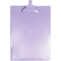 Prancheta Plástica Oficio Serena Lilás Pastel