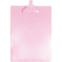 Prancheta Plástica Oficio Serena Rosa Pastel Prancheta Plástica Oficio Serena Rosa Pastel