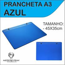 Prancheta Portátil Desenho Técnico Madeira AZUL A3 - Fenix