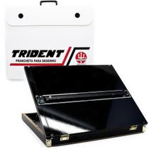 Prancheta Portátil Luxo Black Piano Trident A3 5000 com Régua Paralela - 42 x 52cm Prancheta Portátil Luxo Black Piano Trident A3 5000 com Régua Paralela - 42 x 52cm