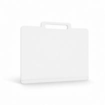 Prancheta Portátil MDF Branca A3/A4 com Alça 45x34 cm para Arquitetura, Desenho e Escritório