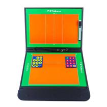Prancheta Quadra Tática Voleibol Poker com Imã e Caneta Ref. 09171