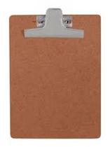 Prancheta Souza 1/2 ofício com prendedor de metal