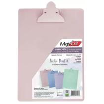 Prancheta super prendedor plastico rosa pastel maxcril