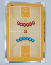 Prancheta Tática de BASQUETE Magnética de ambos os lados de 20x30cm - PrôFut