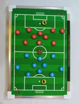 Prancheta Tática de FUTEBOL 11 LISTRADO Magnética de ambos os lados de 20x30cm