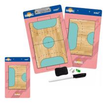 Prancheta Tática Dupla Face Handball Stalo Prancheta Tática Dupla Face Handball Stalo