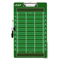 Prancheta Tática para Treinadores LEAP, Dupla Face, com Caneta Marcadora
