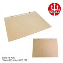 Prancheta Trident A3 Portátil Madeira 48A3M desenho técnico
