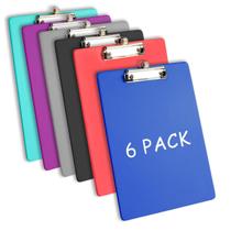 Pranchetas LIMANLIRY A4 Kit com 6 unidades de plástico com suporte para caneta Pranchetas LIMANLIRY A4 Kit com 6 unidades de plástico com suporte para caneta