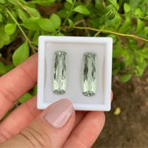 Prasiolita Cushion Par 20,88ct