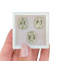 Prasiolita Cushion SET 30,06ct Prasiolita Cushion SET 30,06ct