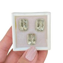 Prasiolita Cushion SET 31,89ct