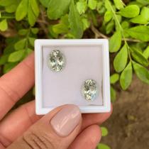 Prasiolita Oval Par 9,09ct