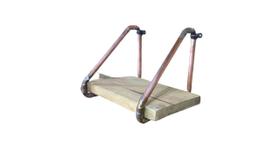 Prat. Madeira Demol. Com Cantoneira Argola De Cobre (P)