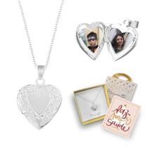 Prata 925 Personalizado com fotos Colar Relicário redondo mini banhado decoração presente romantico