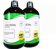 Prata Nanoparticulas 20ppm 500ml 2 unidades Universe MBS Nanoscience - Universe Nanoscience Prata Nanoparticulas 20ppm 500ml 2 unidades Universe MBS Nanoscience - Universe Nanoscience