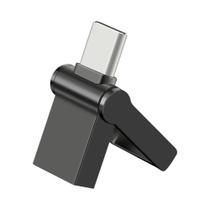 Prata Preto Super Mini TYPE-C USB Flash Drive 64GB 32GB 16GB Metal Memory Stick Para Celular Pen