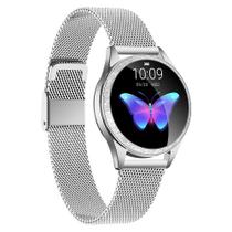 Prata Relógios Inteligentes Para Mulheres Bluetooth Smart Watch Prata