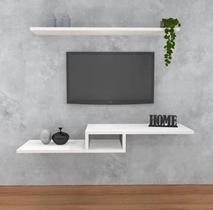 Prateira com rack suspenso 100% mdf