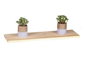 Prateleira 50x15 Suporte Invisível Madeira Maciça Prancha