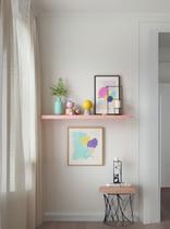 Prateleira 60cm Mdf Rosa - On Móveis