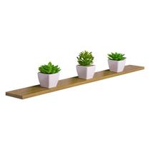 Prateleira 90 x 20cm Freijó Suporte Invisível Prateleira 90 x 20cm Freijó Suporte Invisível