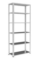 Prateleira Aço Galvanizada Slim 185CM Com 6 Bandejas de 60 CM