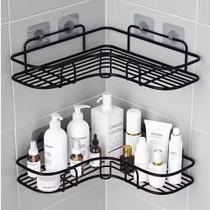 Prateleira Adesiva Porta Shampoo e Sabonete Fácil Instalação, Sem Furadeira
