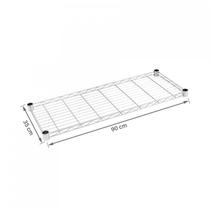 Prateleira Aramada Maxime 90x35cm - Aço - Montagem Fácil Prateleira Aramada Maxime 90x35cm - Aço - Montagem Fácil